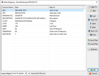 Atrex - Import Data Mapping